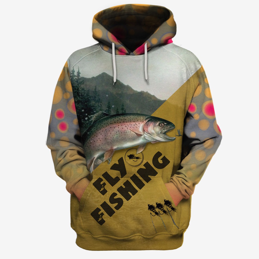 TROUT003 Trout Hunter Fly Fishing Limited Edition 3D All Over Printed  Shirts For Men & Women - WanderGears