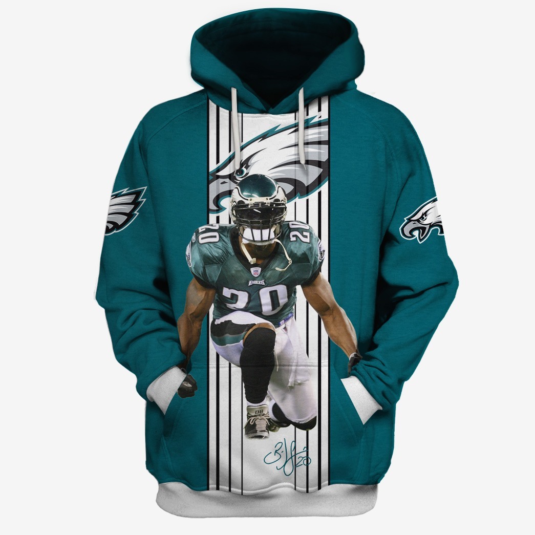 Limited Women's Brian Dawkins Green Jersey - #20 Football