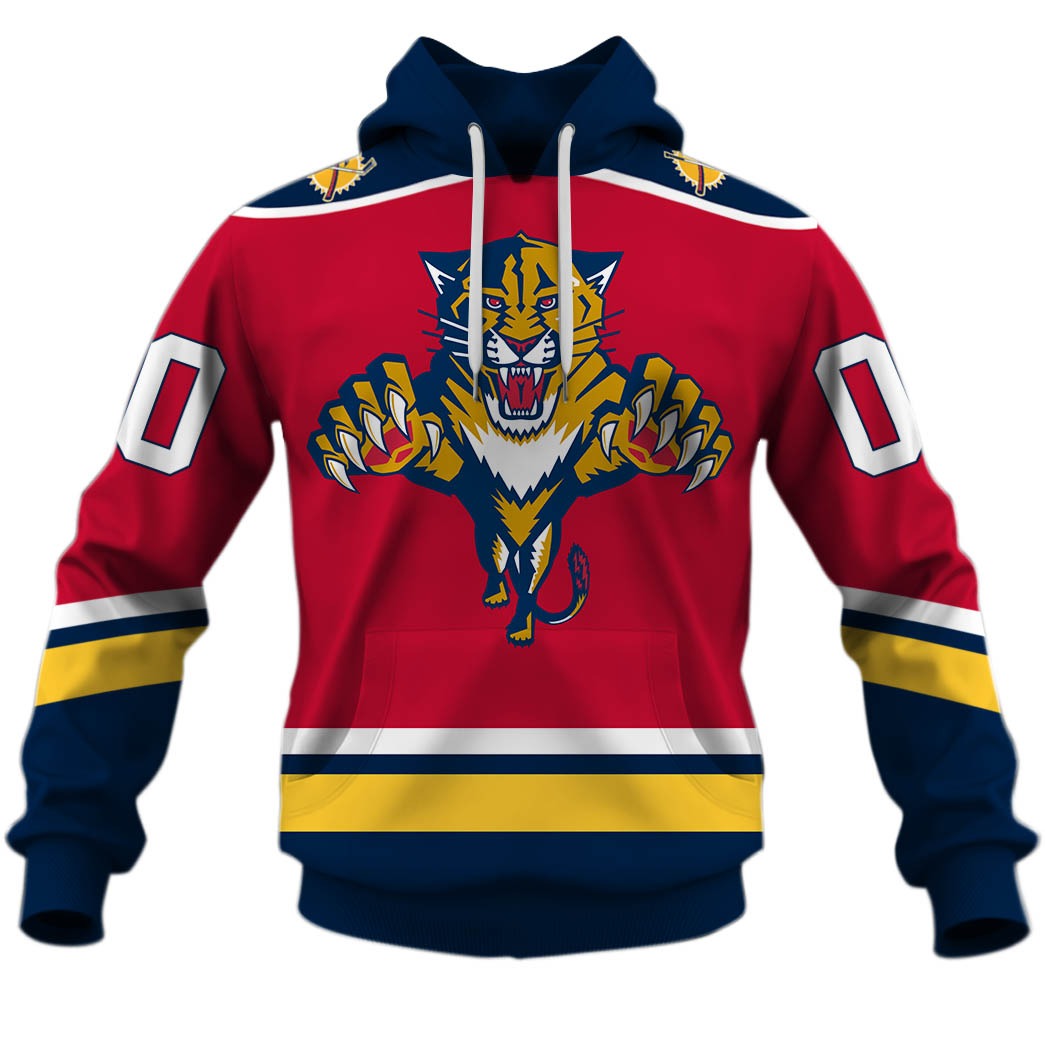 FLORIDA PANTHERS 1990's CCM Vintage Away Jersey Customized Any Name &  Number(s) - Custom Throwback Jerseys