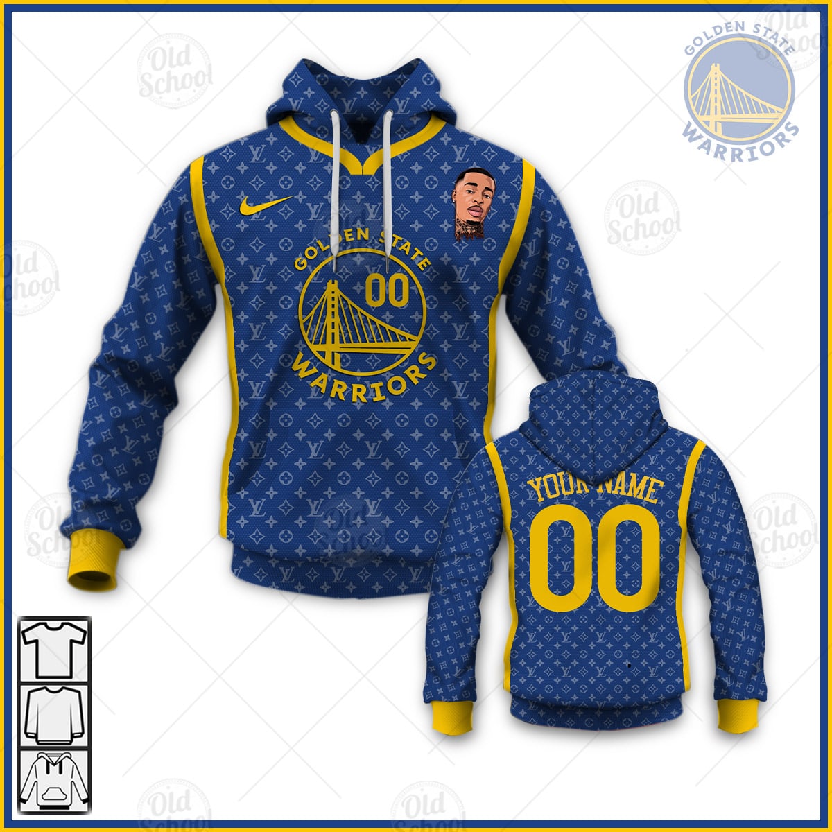 Personalize NBA Golden State Warriors x Louis Vuitton Jersey 2020 -  WanderGears