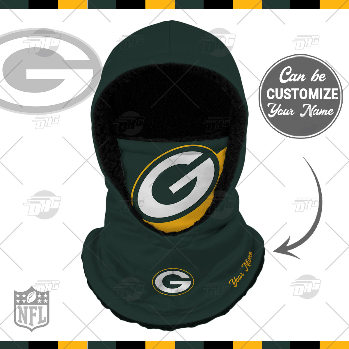 Green bay packers Face Mask