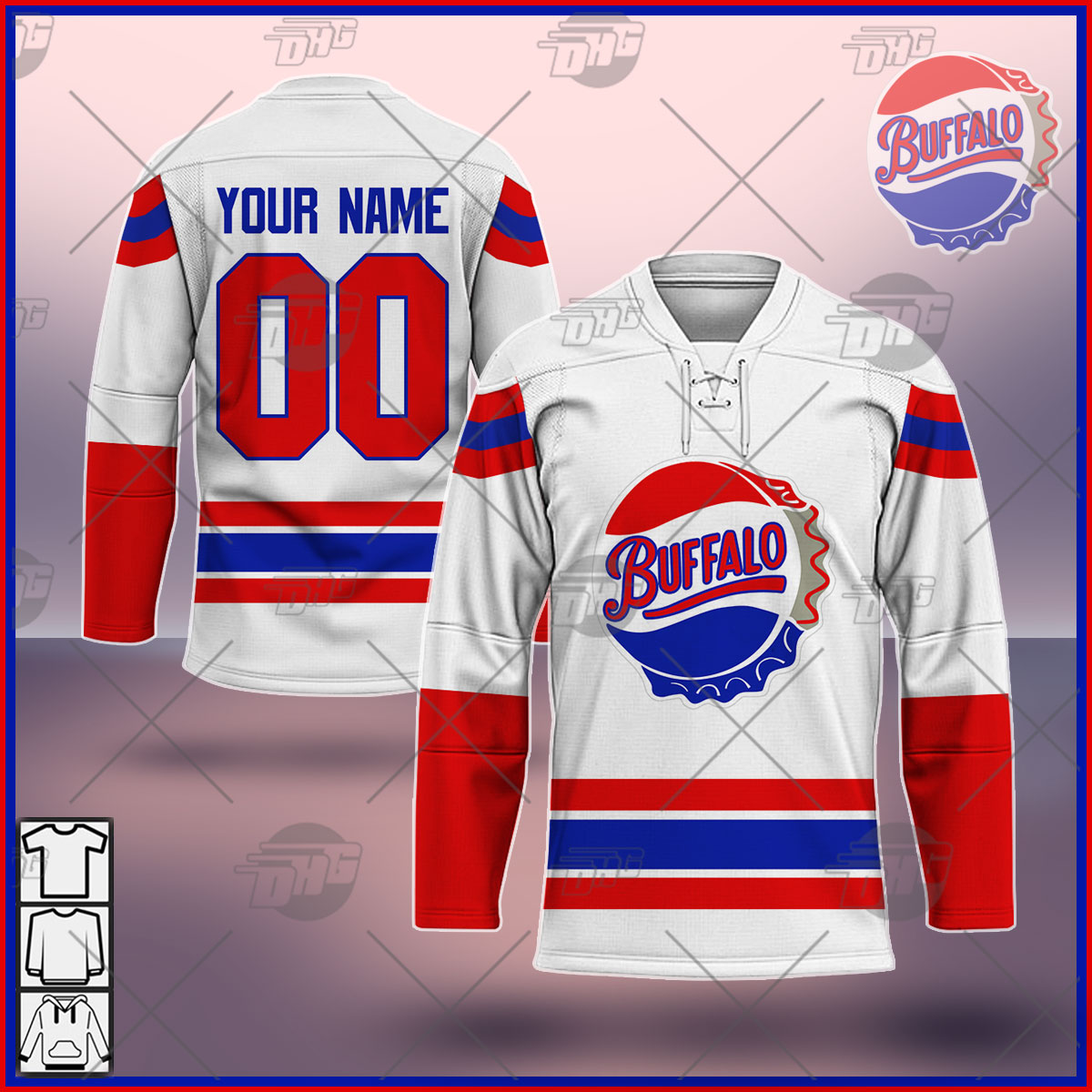 HOT Custom Team Buffalo Bisons American League 1963 Premium Hockey Jersey -  Express your unique style with BoxBoxShirt