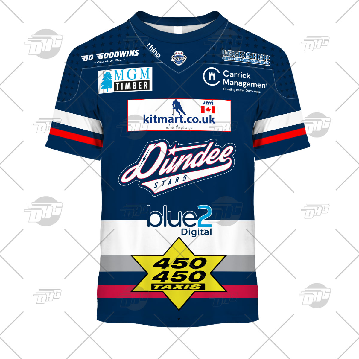Dundee Stars t-shirt Elite Ice Hockey League up to 5XL