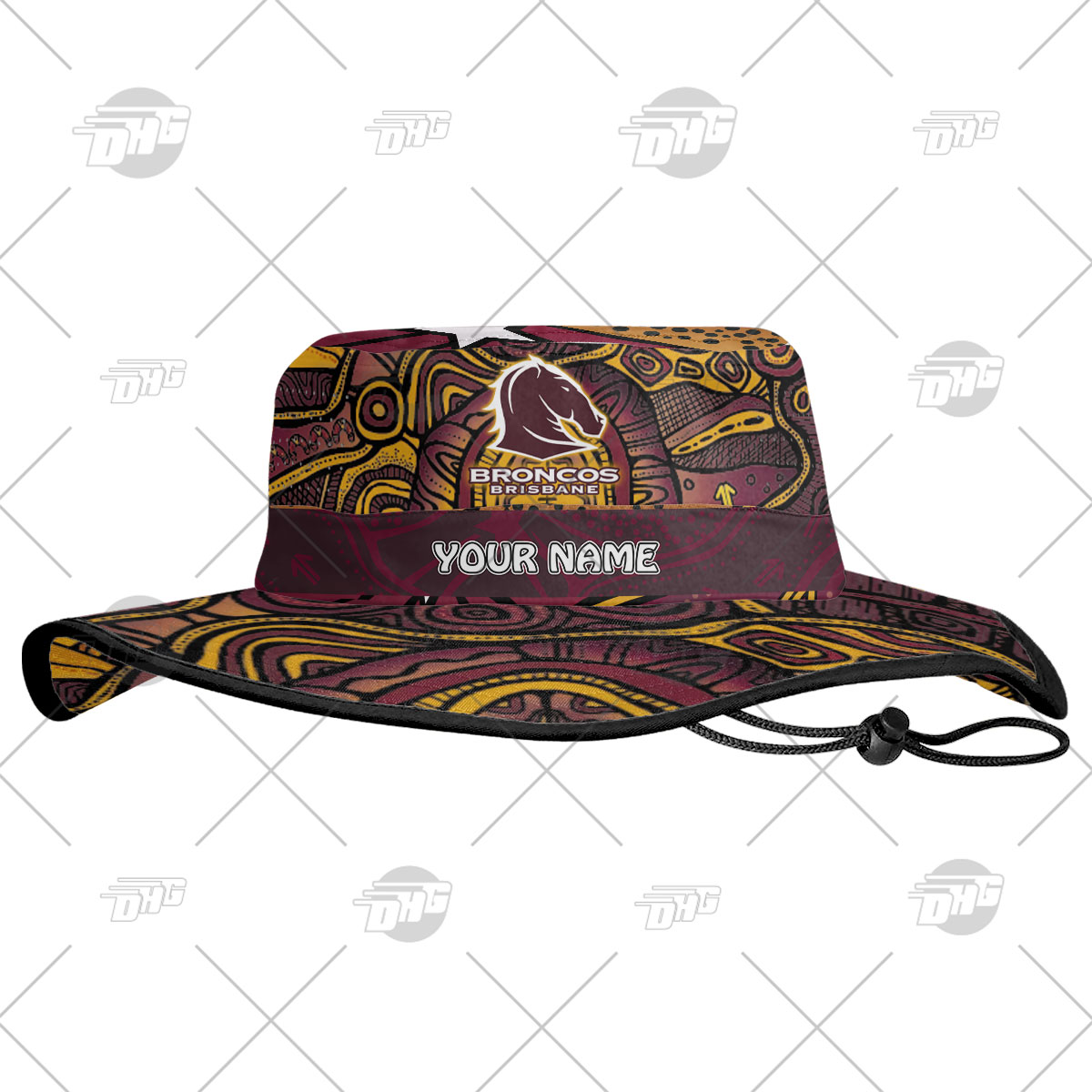 OSC-YOURNAME_NRLBroncos Personalized Brisbane Broncos Home