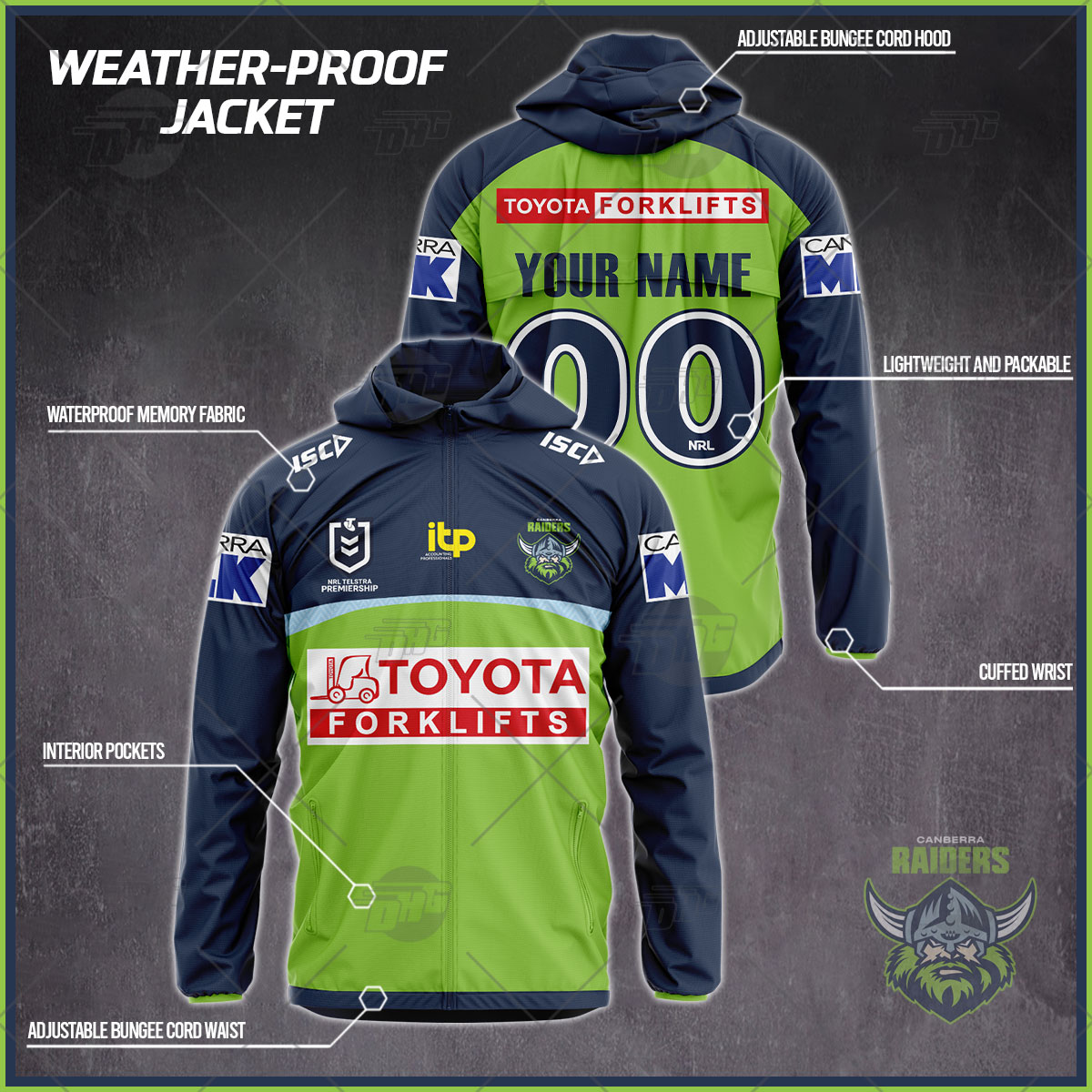 Personalised Canberra Raiders Jerseys