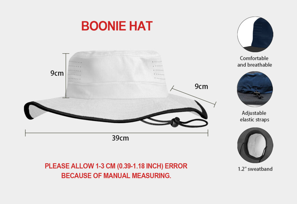 Boonie Hat Sizechart